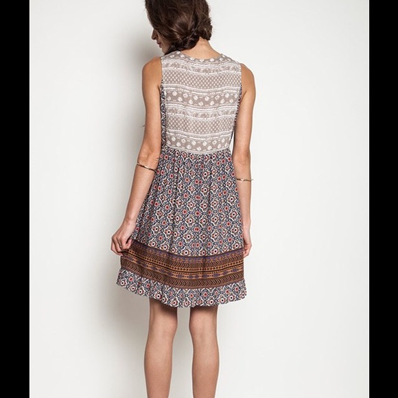 ️SOLD OUT Boho Crochet Lace Tassel Dress - Picture 3 of 4