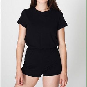 American Apparel Black Romper