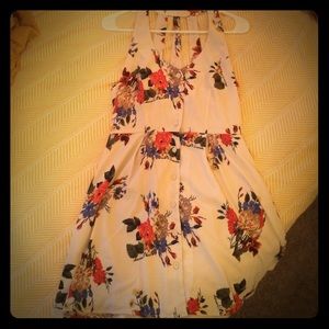 White floral sundress