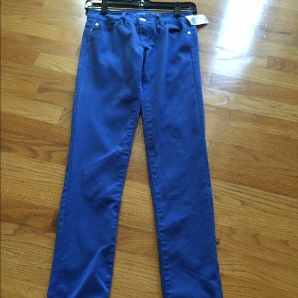 Celebrity Pink Skinny Jeans in Royal Blue