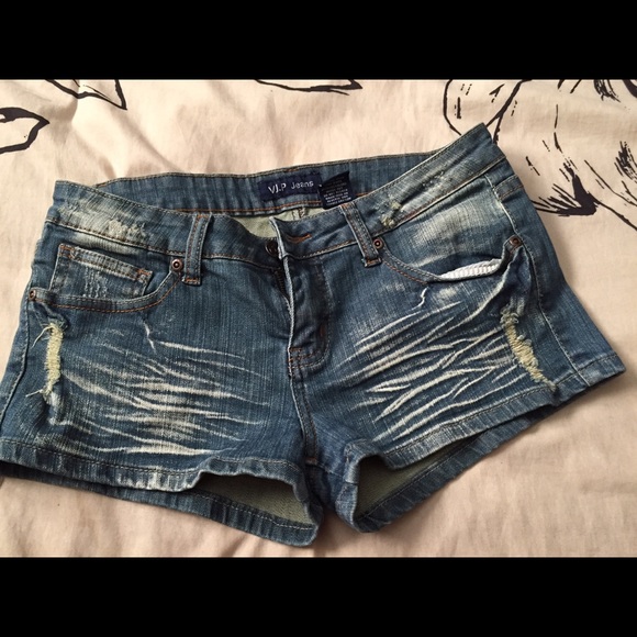 Denim shorts