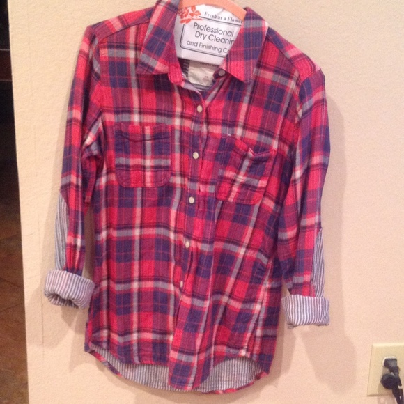 Red and navy flannel from target!