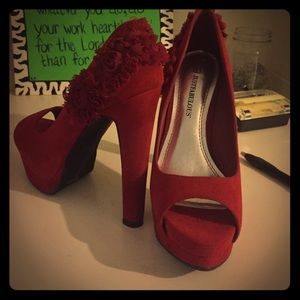 Just Fab red heels!