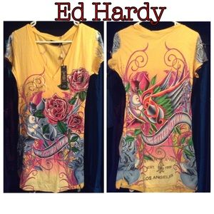 New Ed hardy Christian A. shirt