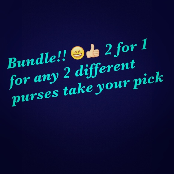 Pick 2 Purses for the price of 1
