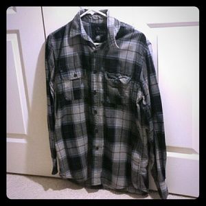 Blue and gray flannel for men