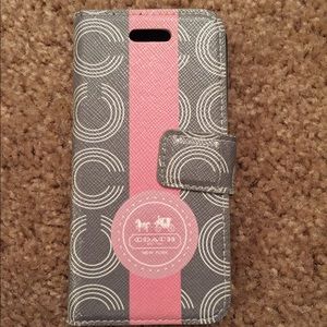 Coach cell phone case