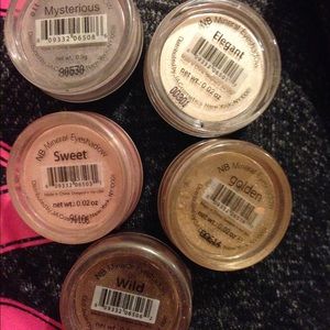 Nb eyeshadows with added NYX glitter eyeshadow