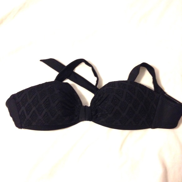 H&M black bandeau bikini top - Picture 3 of 4