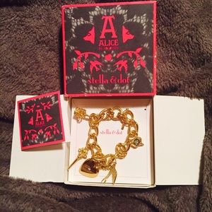 Stella& dot charm bracelet  wonderland