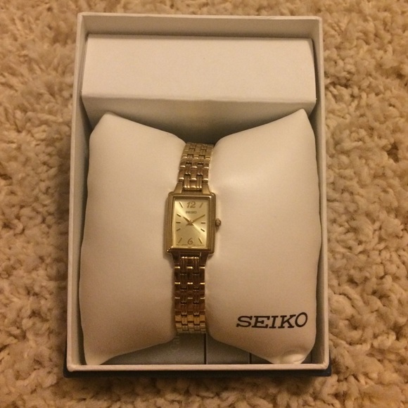 Seiko gold watch