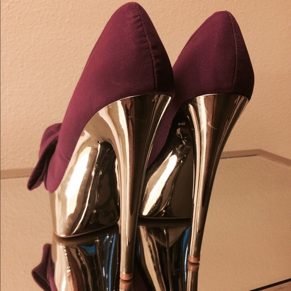 Steve Madden Moskow-Purple fabric women shoes - Picture 3 of 4