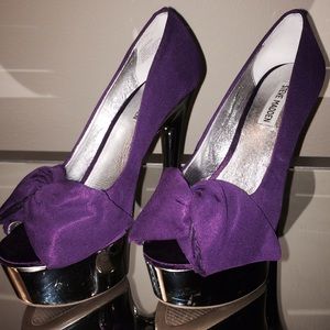 Steve Madden Moskow-Purple fabric women shoes