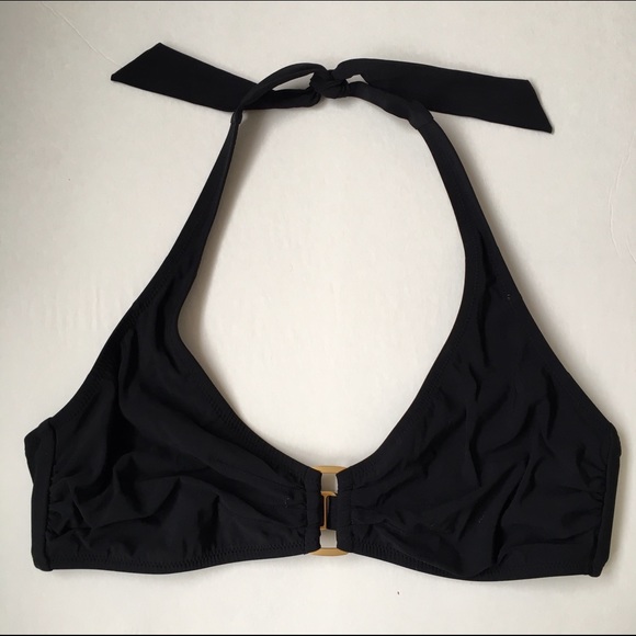 Basic Black Lands End Bikini Top