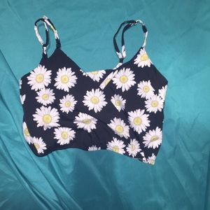 Flower crop top