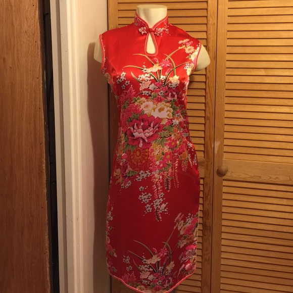 Chinese red dress