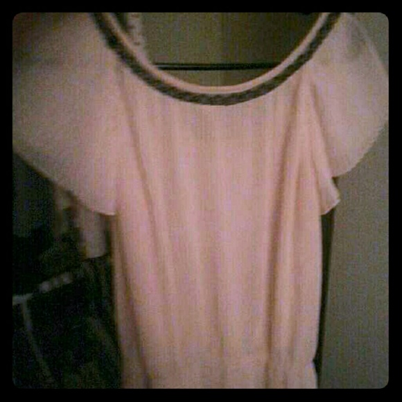 Forever 21 pleated peplum blouse - Picture 1 of 2