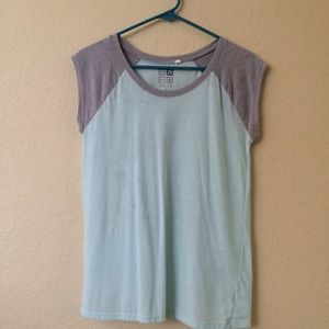 Mint/Grey Top
