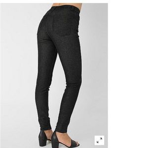 American Apparel Black Pencil Jean