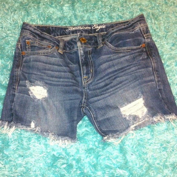 Distressed shorts