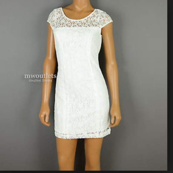 White Lace Boneyard Hollister Dress Size 3