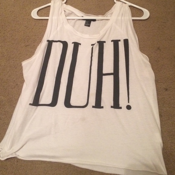 "Duh!" Tank