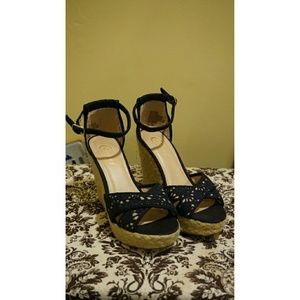 Candies Navy Wedges
