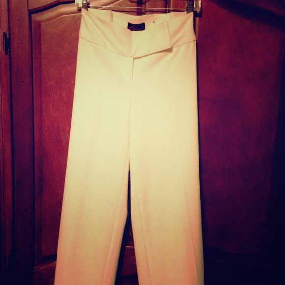 White wide leg slacks Torrid brand
