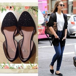 Pretty D'Orsay Flats