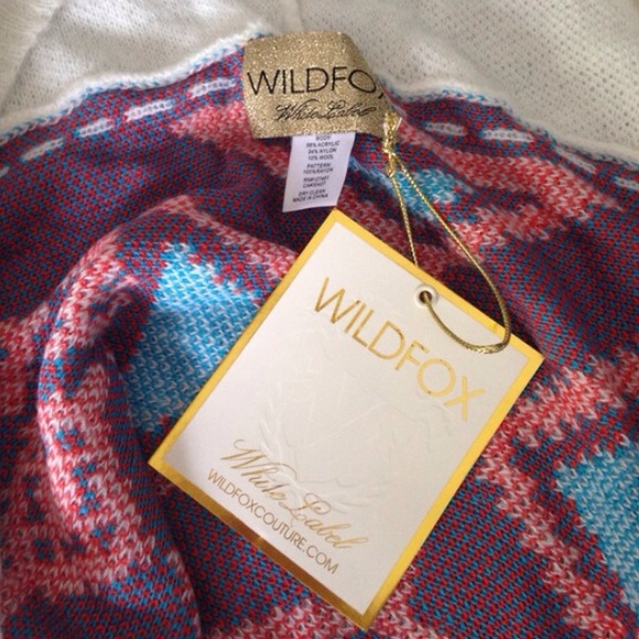 Wildfox White Label Aztec Hooded Scarf - Picture 3 of 4