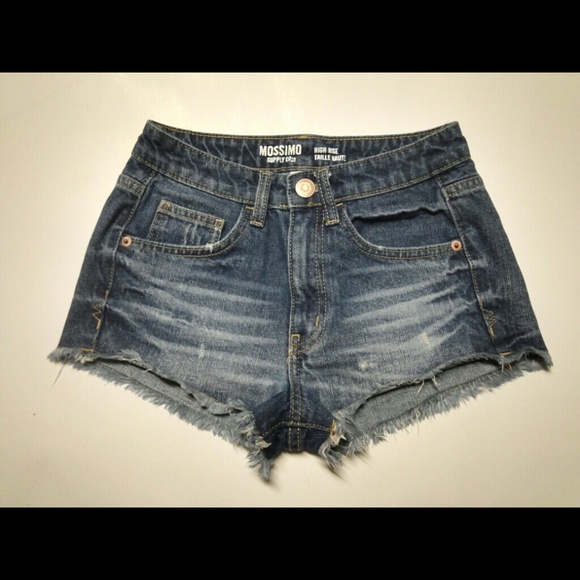High Waist / Rise Denim Short Jean Shorts