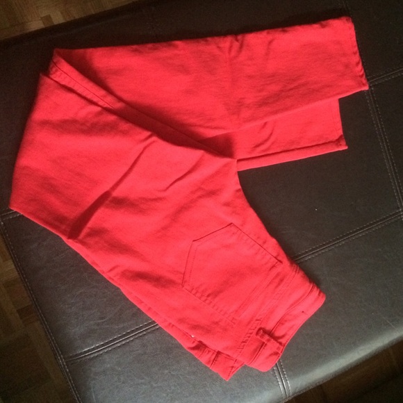 Red H&M Pants. Size 8