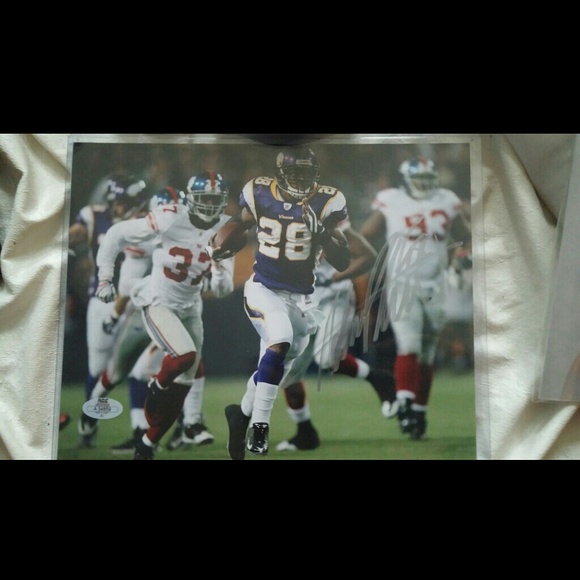 Adrian Peterson autograph