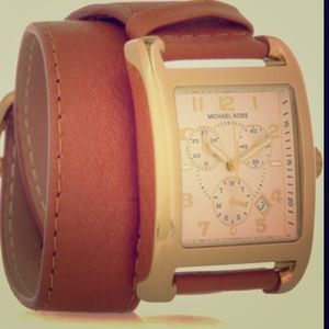 Michael kors wrap around watch