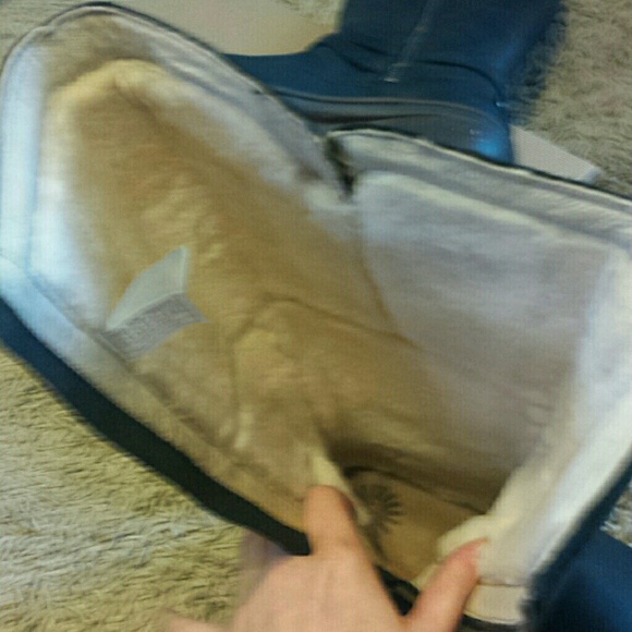 Sold.  Ugg rosen black riding knee high flat boots - Picture 4 of 4