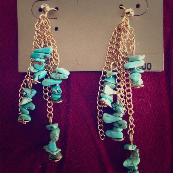 Studio S Turquoise/Gold Earrings