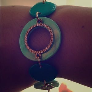 Turquoise/Gold Bracelet