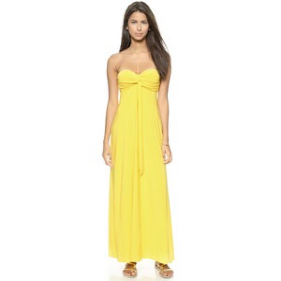 T-Bags Los Angeles Yellow Maxi Dress
