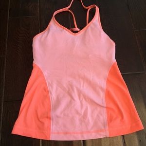 Lululemon coral workout top