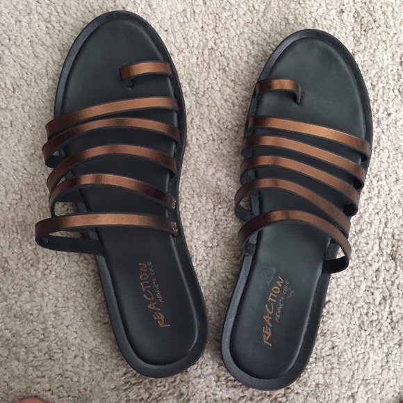 kenneth cole orange sandals