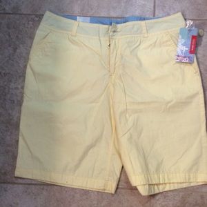 Yellow Mossimo Bermuda shorts