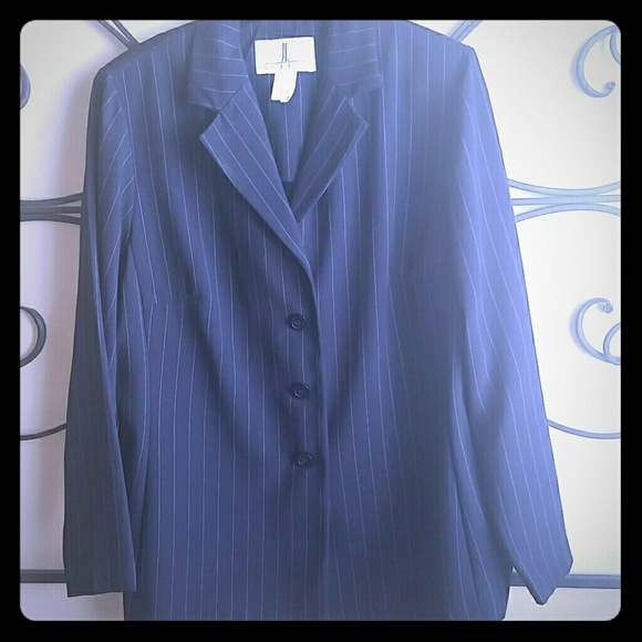 Pinstripe Office Suit