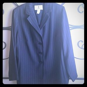 Pinstripe Office Suit