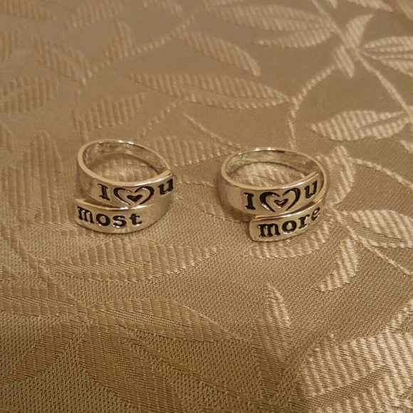 Love You More Most Rings Size 7 and 9 - Picture 2 of 4