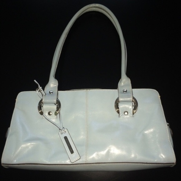 Matte Blue Small Handbag