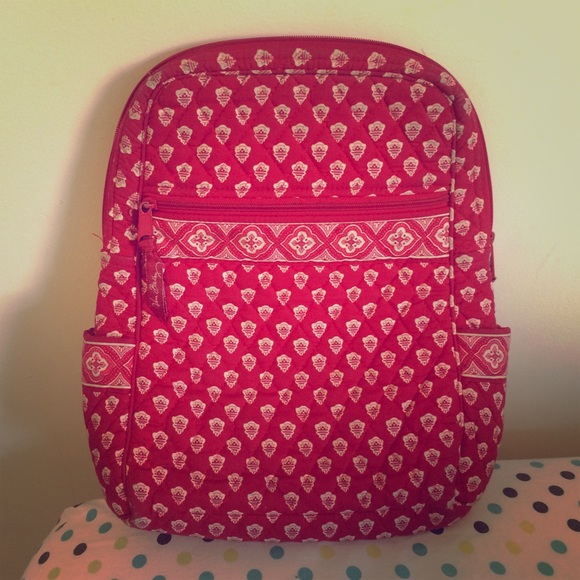 Vera Bradley Retired NANTUCKET RED Small Backpack