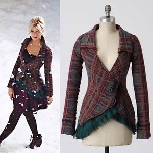 Rare Anthropologie Cascading Tulle Cardigan