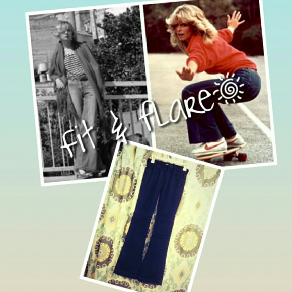 BDG Fit And Flare Bell Bottoms