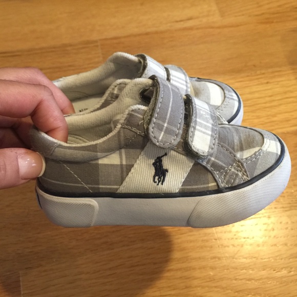 Authentic Polo Toddler Velcro deck shoes