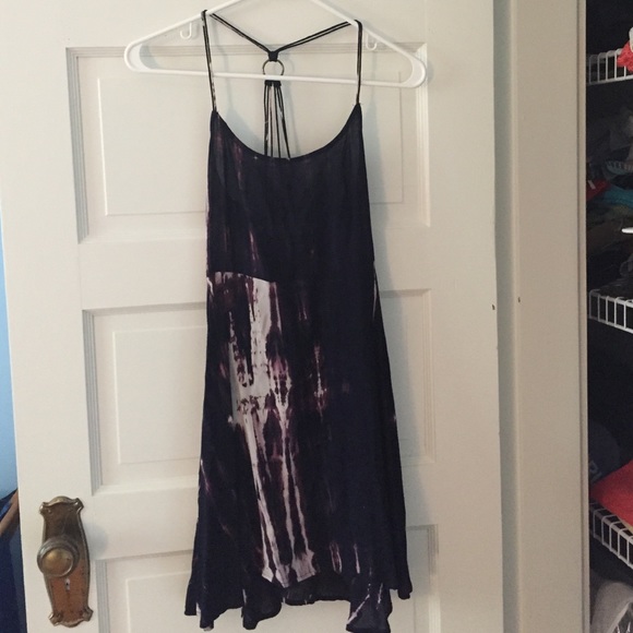 LF purple tie-dye dress